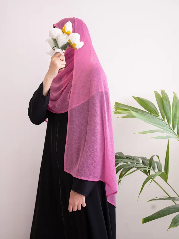 Blush Comfort Crushed Jersey Hijab