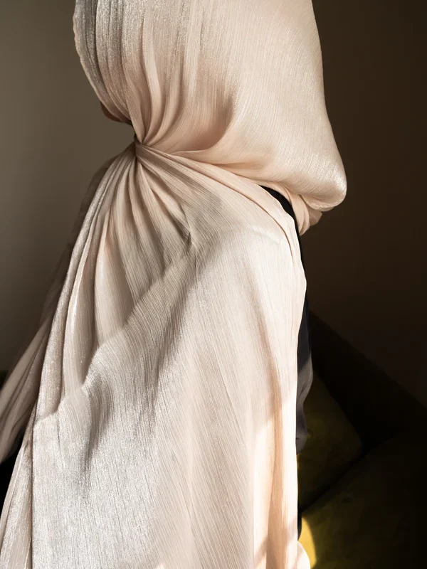 Fawn Elegance Organza Silk Hijab